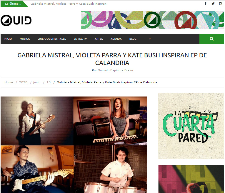 Quid.cl reportaje a Calandria disco "Riqueza"